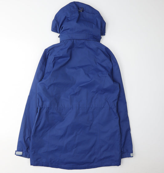Womens UK Size 10 Hi Gear Blue Rain Coat
