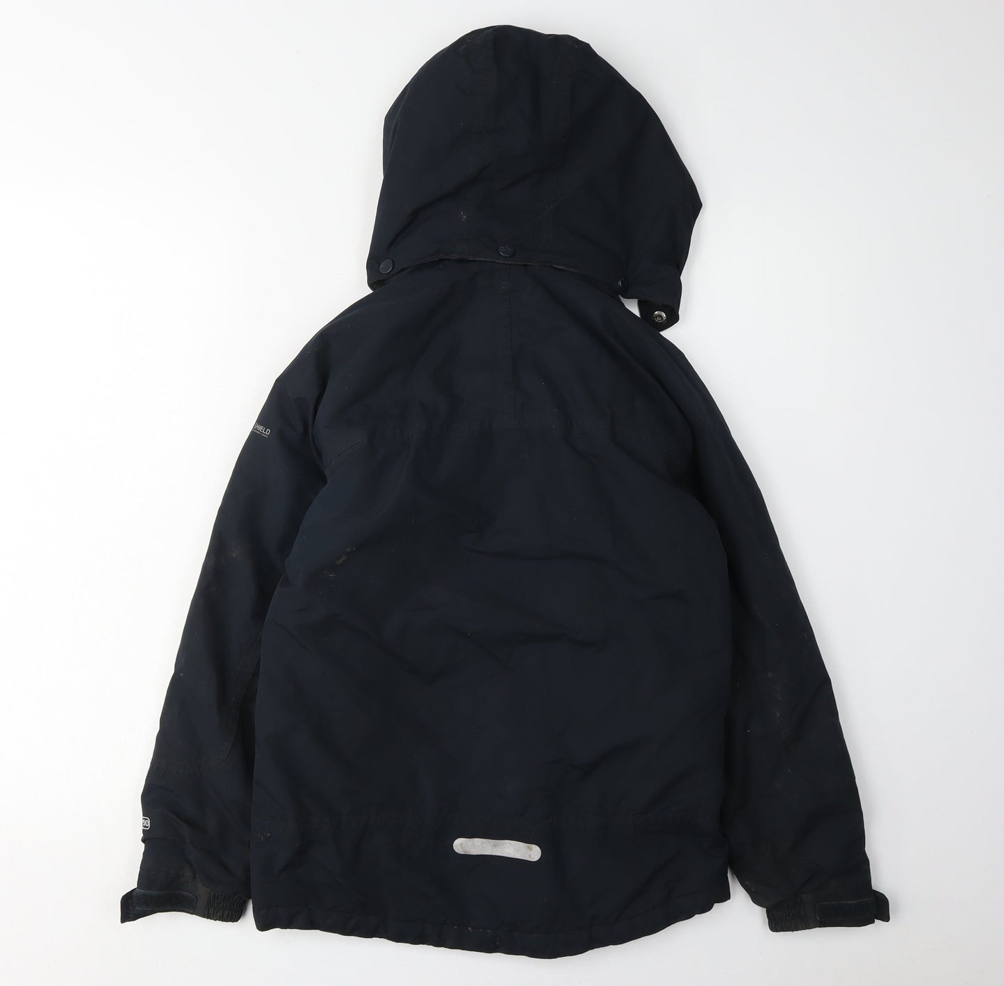 Trespass Boys Black Waterproof Hooded Jacket 9-10 Years