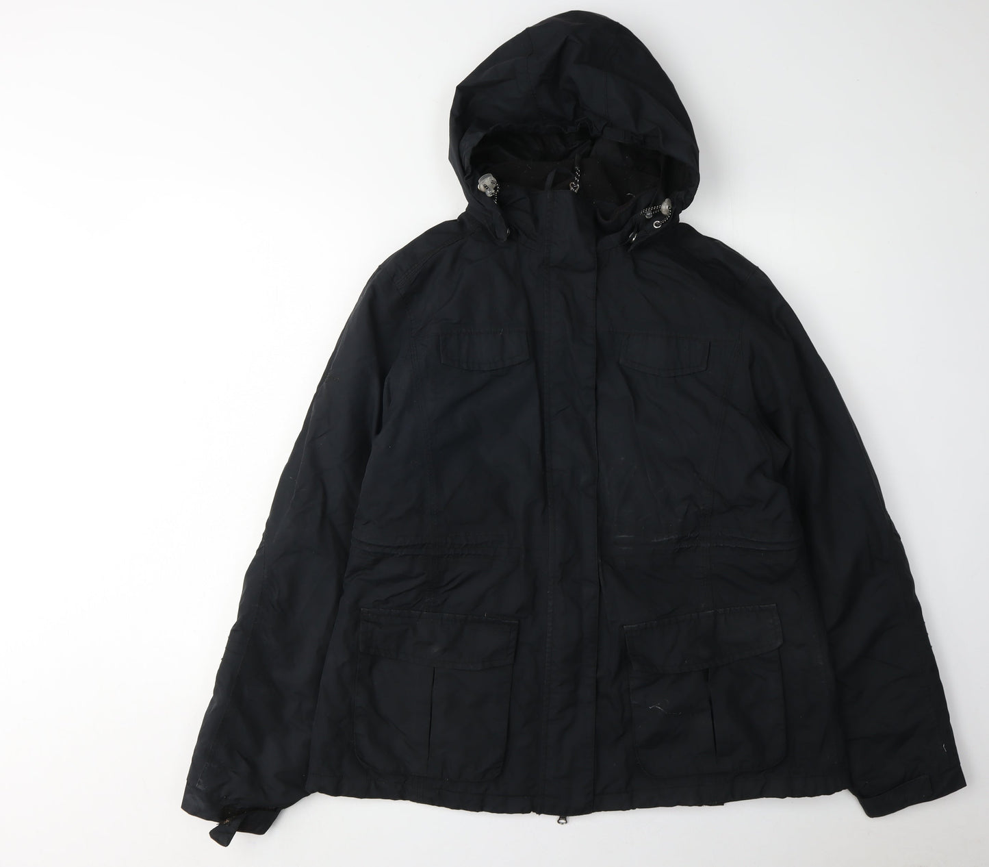 Shires Equestrian Women's Black Anorak Jacket L
