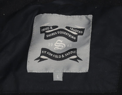 Shires Equestrian Women's Black Anorak Jacket L