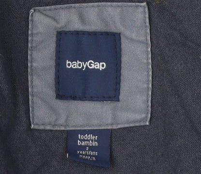 babyGap Boys Grey Quilted Jacket 2 Years - Stylish & Practical
