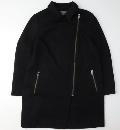 Principles Women's Black Motorcycle Jacket Size 16