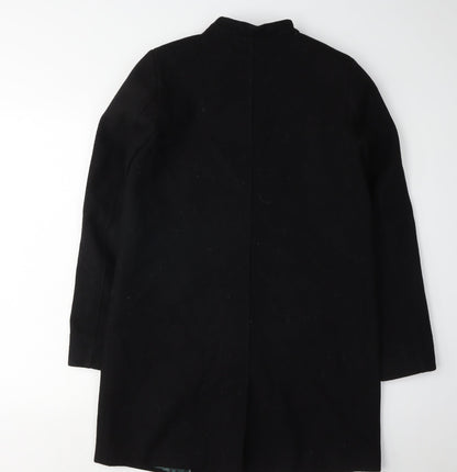 Twist & Tango Women's Black Wool Overcoat Size 8