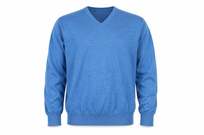 Mens UK Size M Marks and Spencer Blue Pullover Jumper