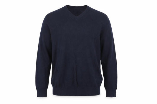 1778 Debenhams Men's Blue V-Neck Pullover Jumper L