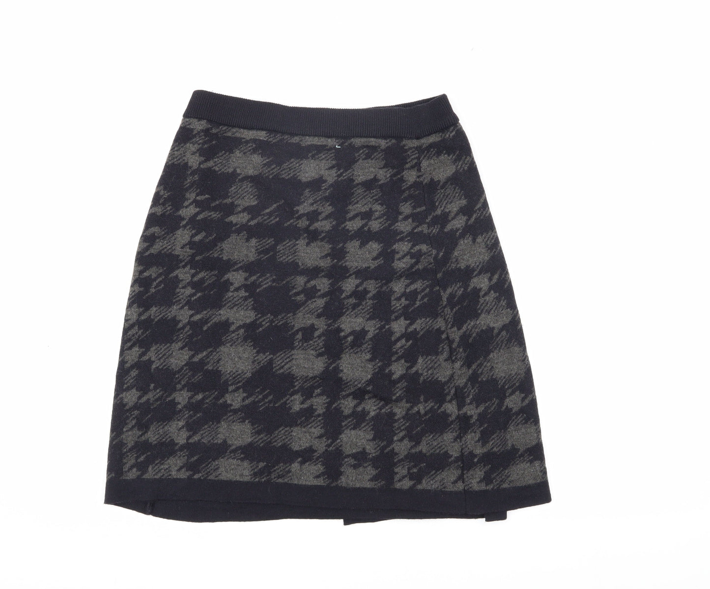 Marks and Spencer Women's Black Houndstooth Pencil Skirt