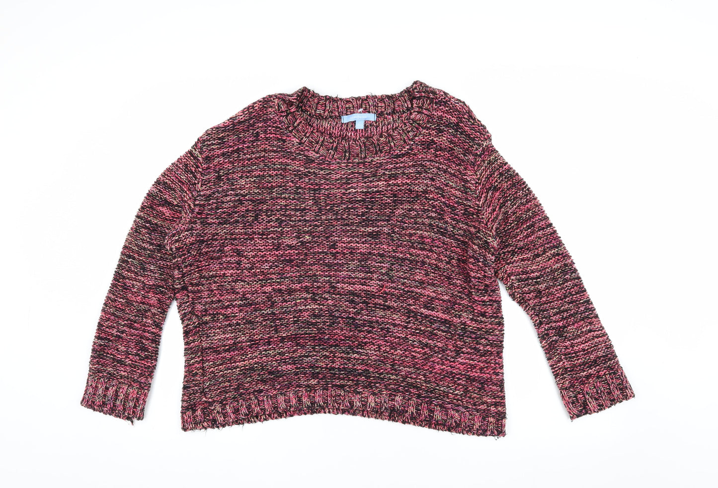 Aphorism Women's Multicoloured Chunky-Knit Jumper L