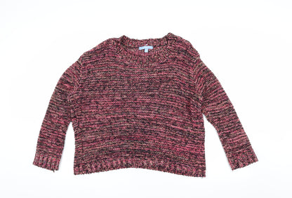 Aphorism Women's Multicoloured Chunky-Knit Jumper L