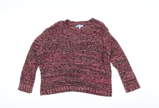 Aphorism Women's Multicoloured Chunky-Knit Jumper L