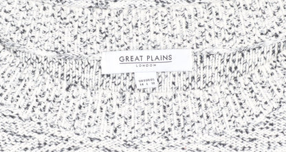 Womens UK Size 14 Great Plains Grey Pullover Jumper
