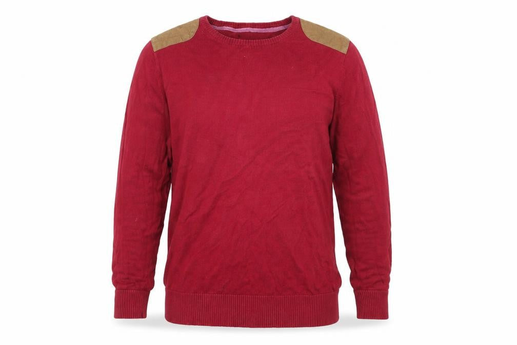 Mens UK Size XL Brave Soul Red Pullover Jumper