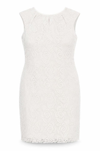 Wallis Women’s Ivory Lace Sheath Dress Size 16