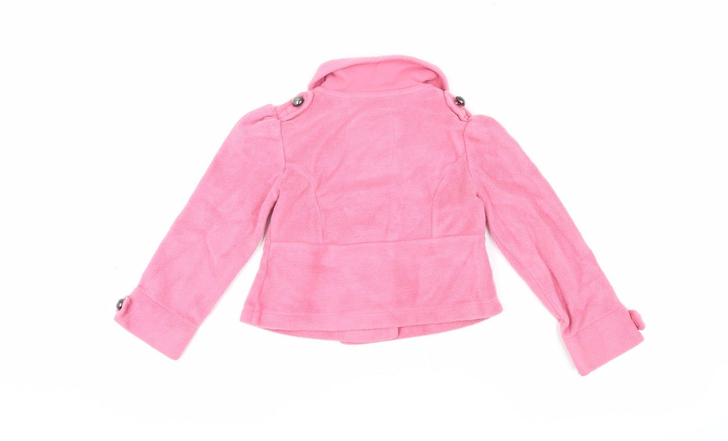 Next Girls Pink Pea Coat, Size 5 Years, Double-Breasted
