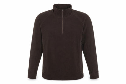 Work It Men's Brown Pullover Sweatshirt, M, 1/4 Zip