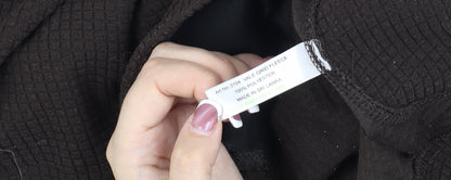 Work It Men's Brown Pullover Sweatshirt, M, 1/4 Zip