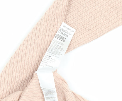 Womens UK Size 6 Topshop Beige Pullover Jumper