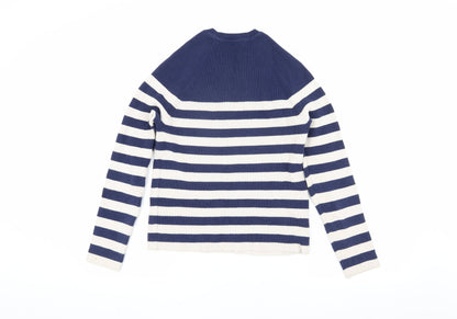 Womens UK Size M C&A Blue Pullover Jumper