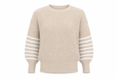 Womens UK Size XS And/Or Beige Pullover Jumper