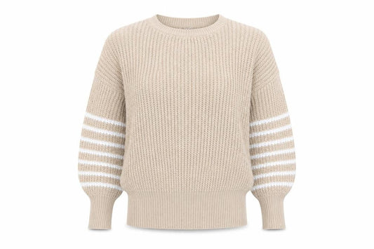 Womens UK Size XS And/Or Beige Pullover Jumper