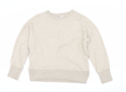 Womens UK Size M NEXT Beige Pullover Jumper