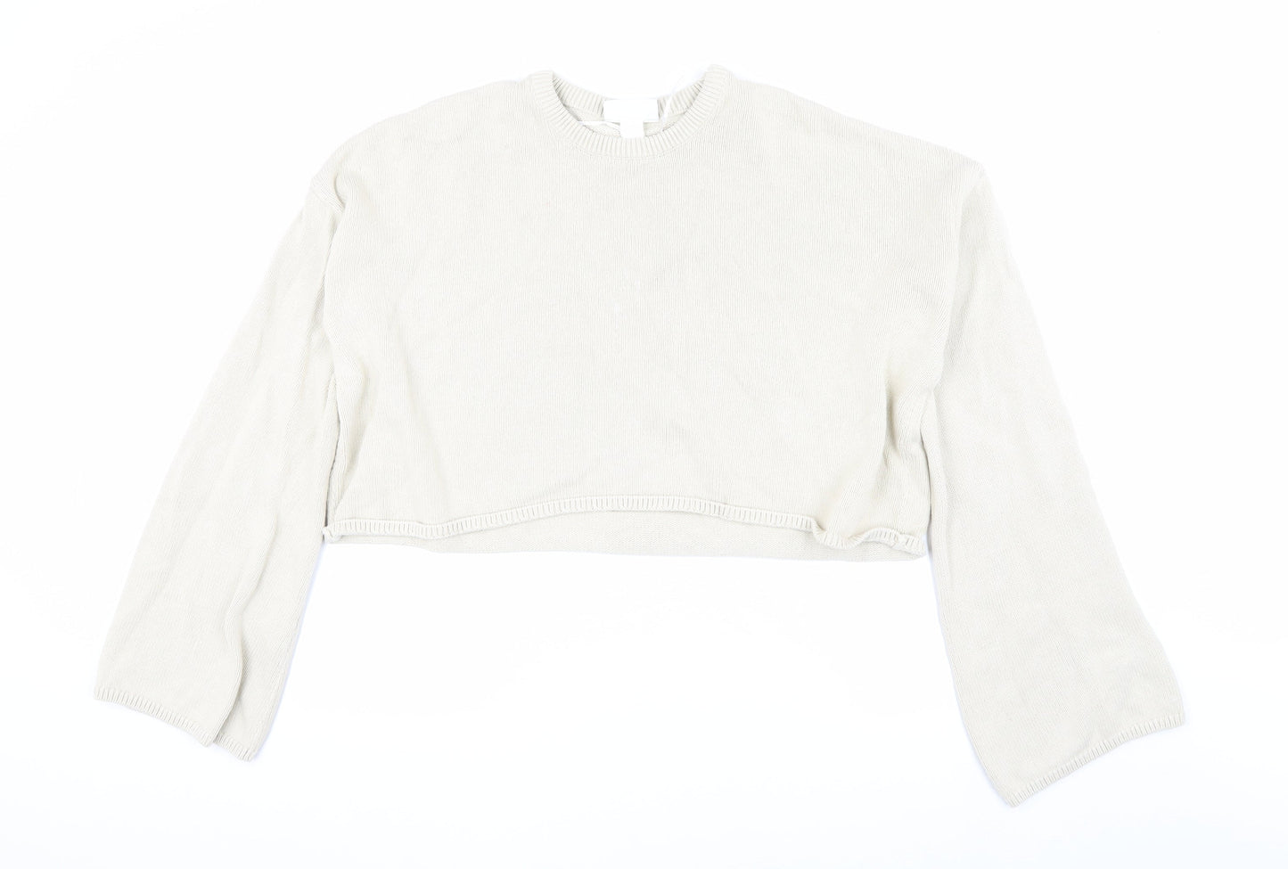 Womens UK Size L Monki Beige Pullover Jumper