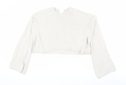 Womens UK Size L Monki Beige Pullover Jumper