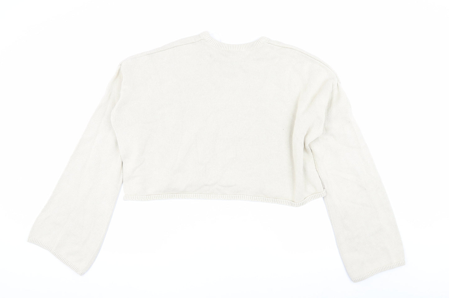 Womens UK Size L Monki Beige Pullover Jumper