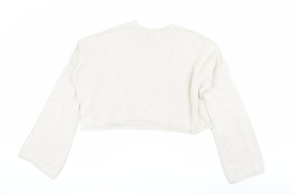 Womens UK Size L Monki Beige Pullover Jumper