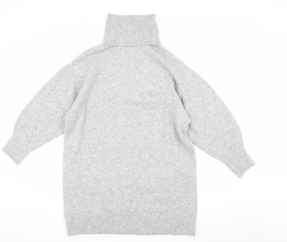 Womens UK Size XS MNG Grey Pullover Jumper
