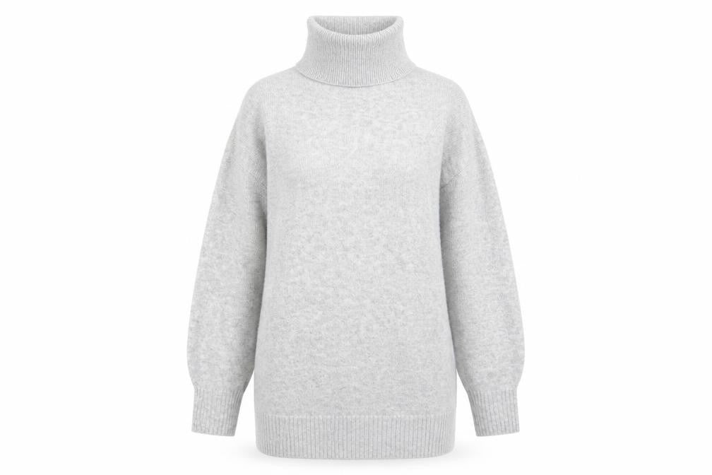 Womens UK Size XS MNG Grey Pullover Jumper