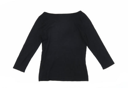 Womens UK Size 10 Wallis Black Pullover Jumper