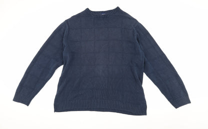 Basic Editions Men's Blue Pullover Jumper L