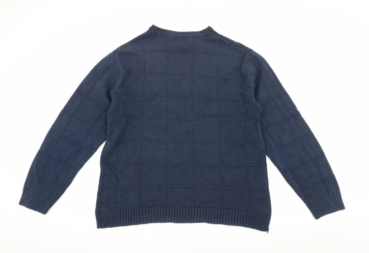 Basic Editions Men's Blue Pullover Jumper L