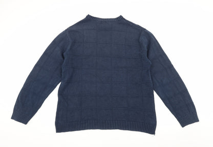 Basic Editions Men's Blue Pullover Jumper L