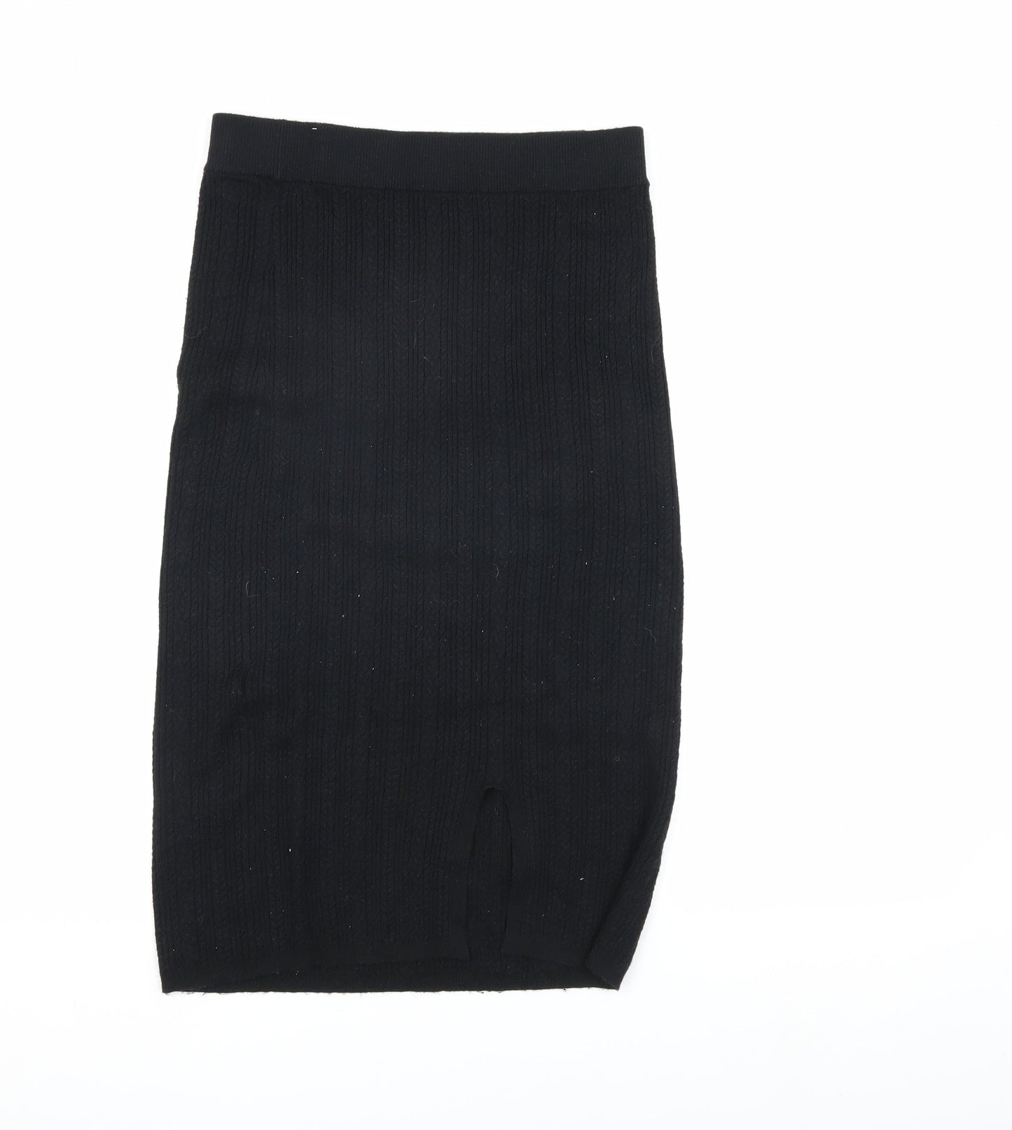 Marks and Spencer Women's Black Pencil Skirt, Size 12