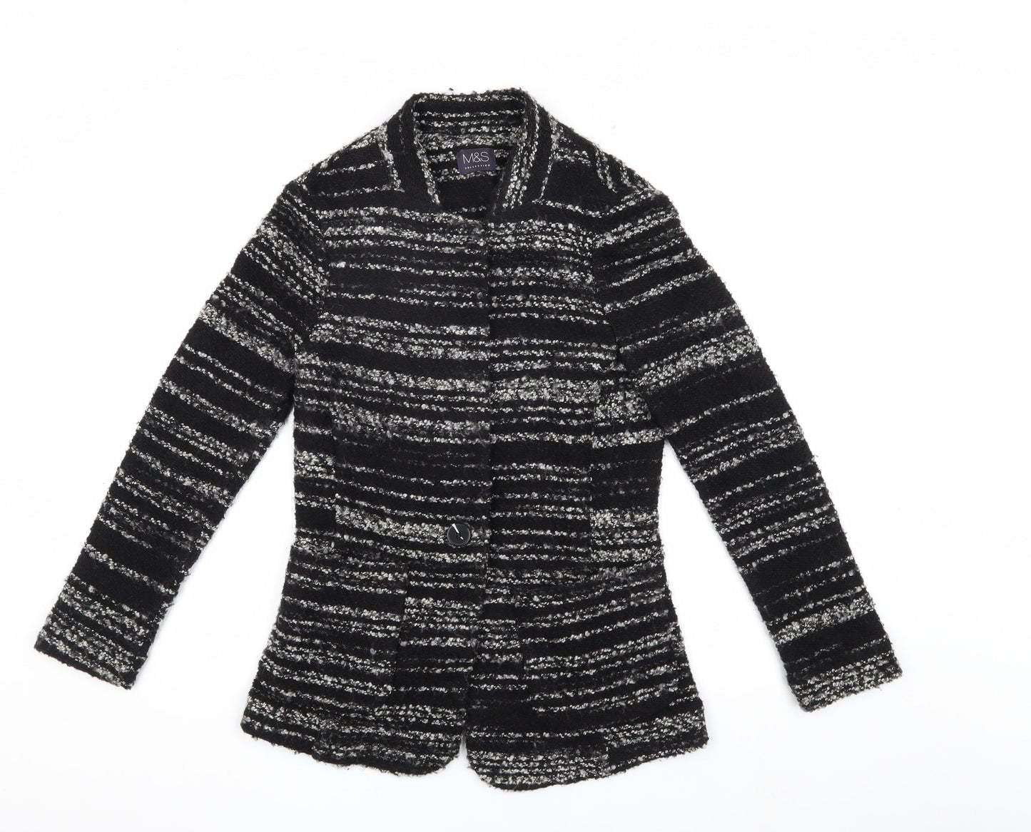 Womens UK Size 6 Marks and Spencer Black Basic Jacket