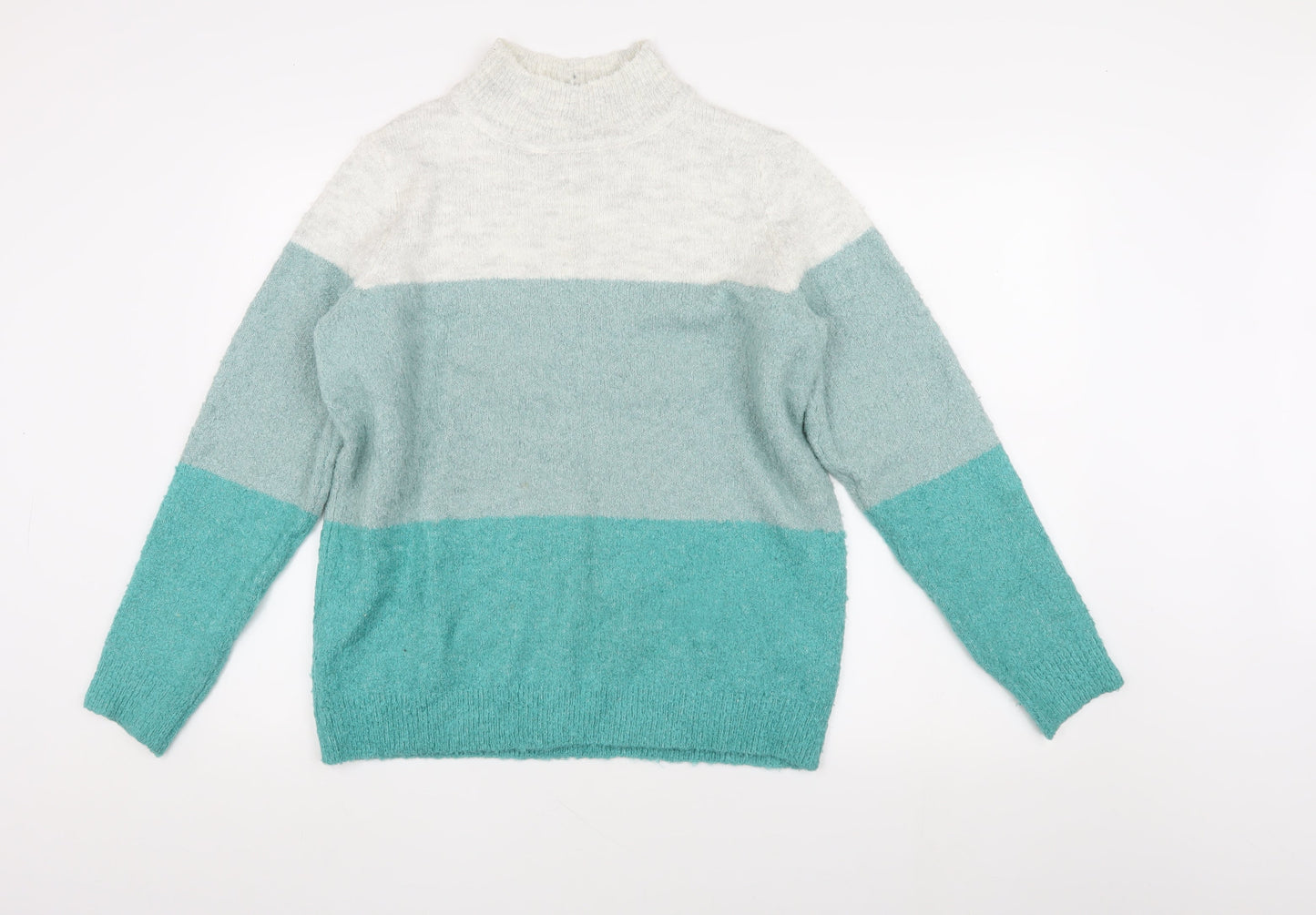 Womens UK Size 14 Spirit Blue Pullover Jumper
