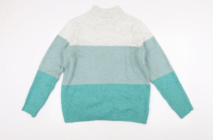 Womens UK Size 14 Spirit Blue Pullover Jumper