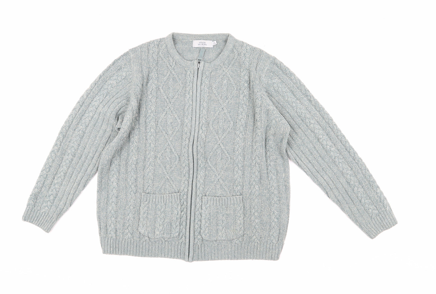 Womens UK Size 14 Honor Millburn Grey Basic Jacket