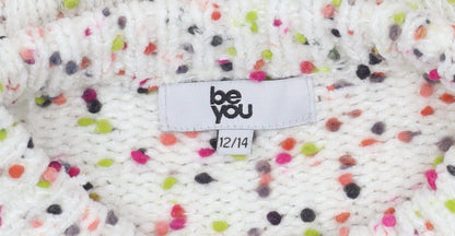 Be You Women's Multicoloured Pullover Jumper, Size 12