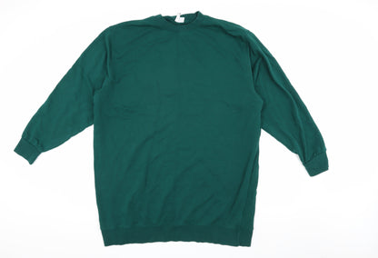 H&M Women’s Green Pullover Sweatshirt L