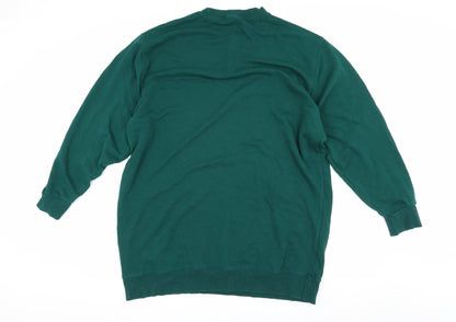 H&M Women’s Green Pullover Sweatshirt L