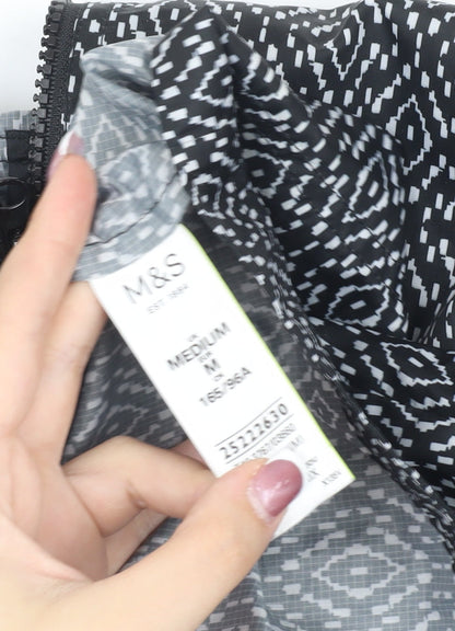 Womens UK Size M Marks and Spencer Black Basic Jacket
