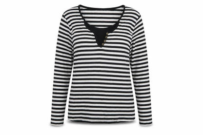 Womens UK Size 16 Arista Black Basic T-Shirt