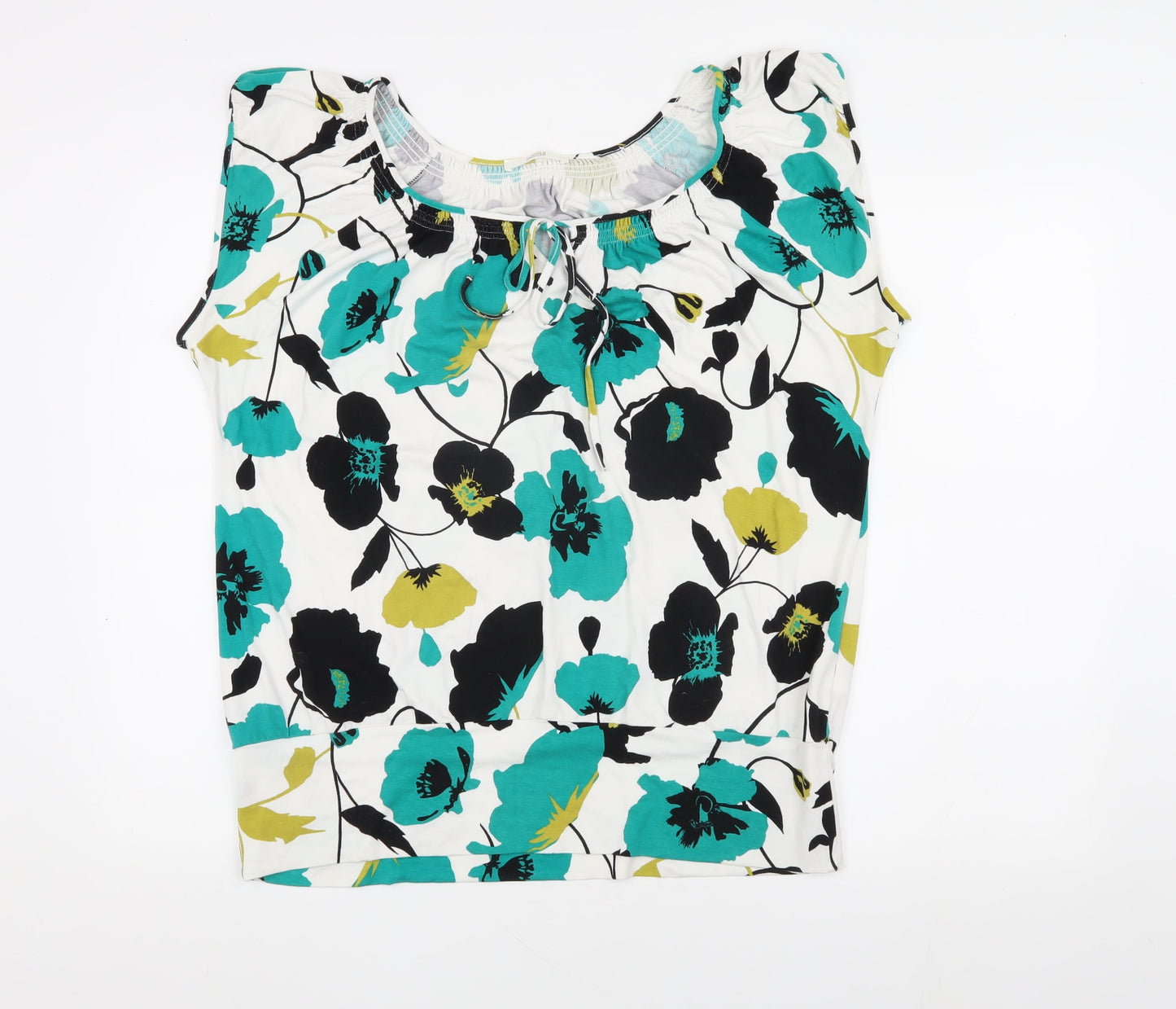 Womens UK Size 18 Marks and Spencer Multicoloured Basic Blouse