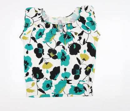 Womens UK Size 18 Marks and Spencer Multicoloured Basic Blouse