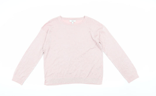 Womens UK Size S Marks and Spencer Pink Pullover Jumper