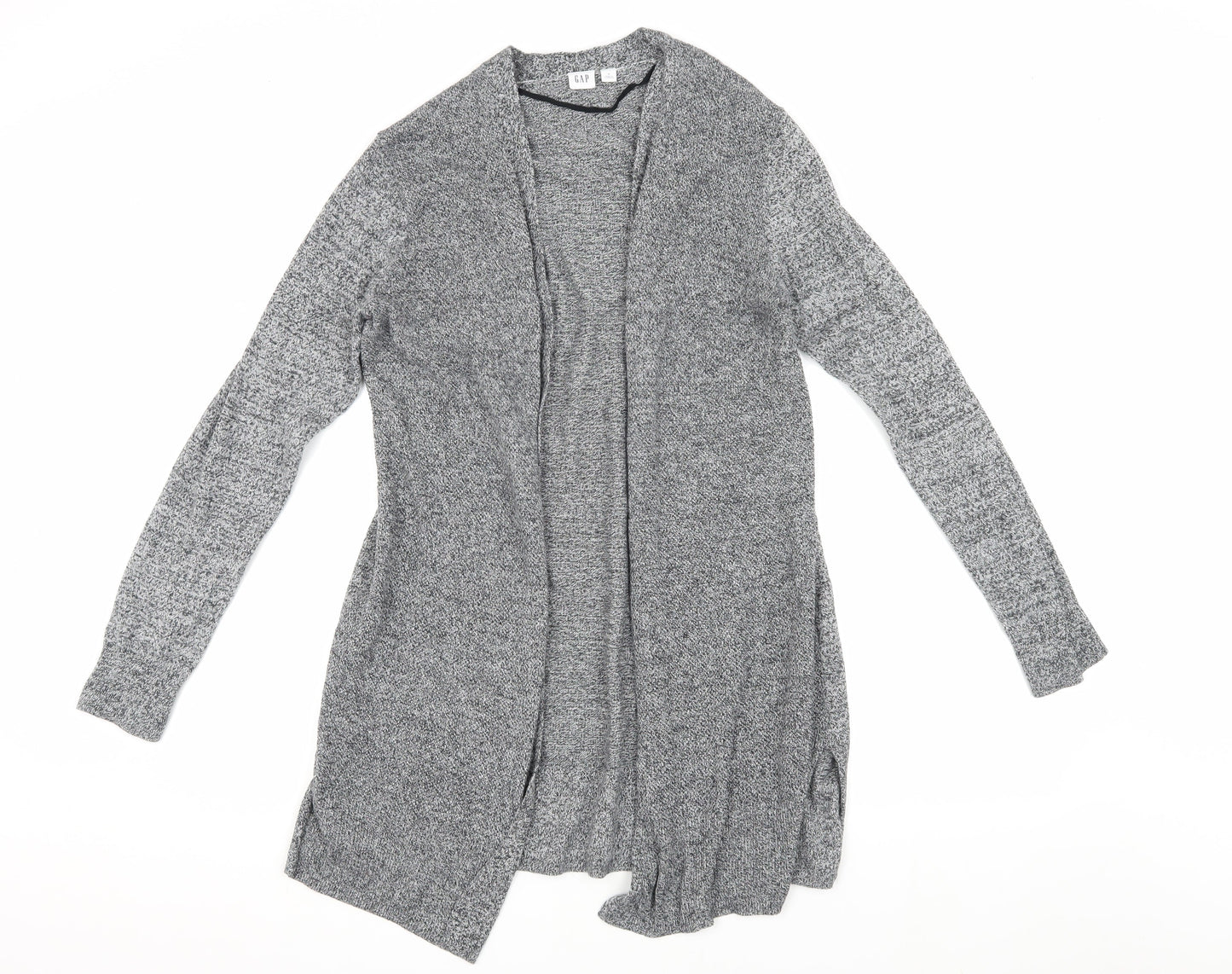 Gap Women's Grey Knit Open Front Cardigan M - Cotton Casual Wear