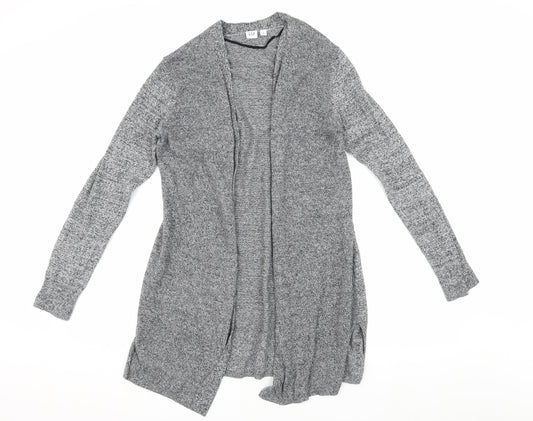 Gap Women's Grey Knit Open Front Cardigan M - Cotton Casual Wear