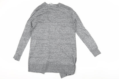 Gap Women's Grey Knit Open Front Cardigan M - Cotton Casual Wear